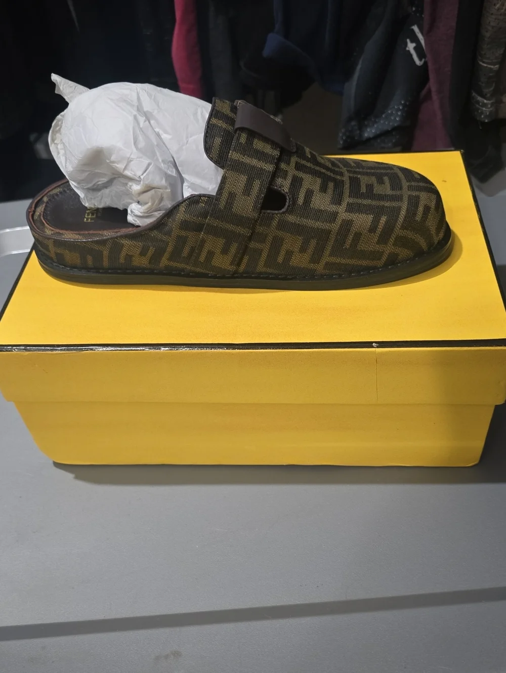 Mens Slip On Monogram Shoes